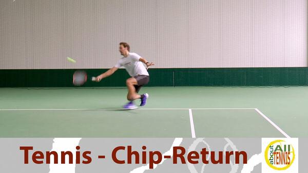 In diesem Video wird dir der Chip-Return vom ehemaligen Tennis-Profi Markus Hantschk gezeigt