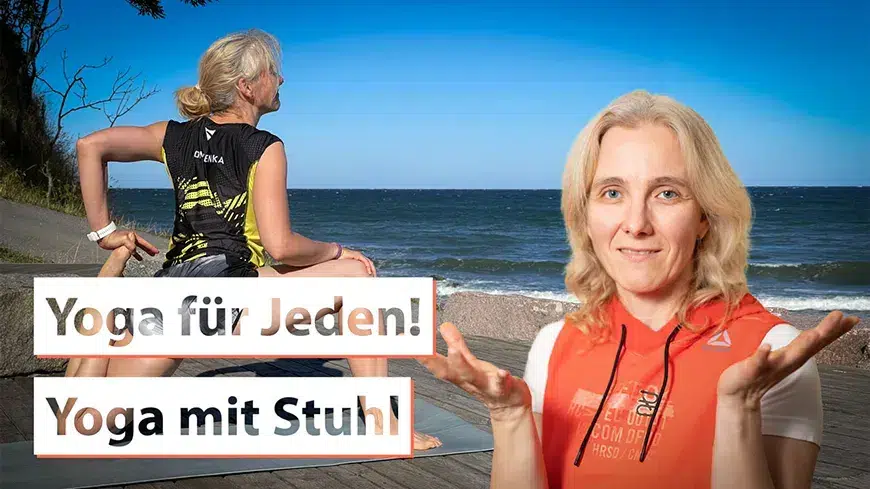 In diesem Video findest du Übungen für Yoga mit einem Stuhl